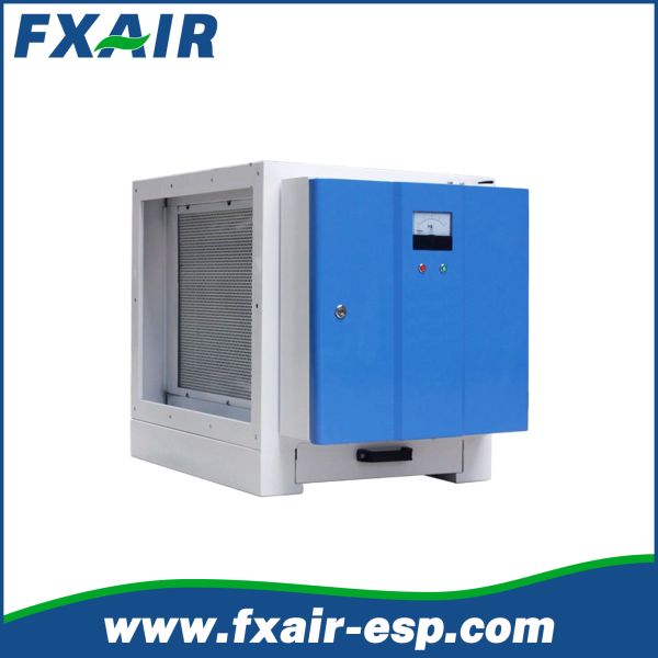 Gas Disposal Equipment Electrostatic Exhaust Smoke Filter Dust Colector 98% Commercial Kitchen Oil Mist Collector Electrostatic Precipitator High Efficiency ESP Filter for Hotel Kitchen Grease