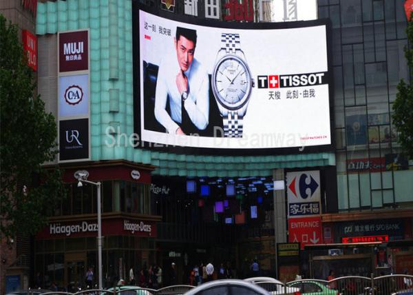 27777 Dots / M² Outdoor LED Billboard PH6 120 Degrees View Angle For Advertising