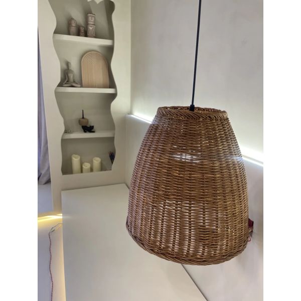Kitchen Pendant Lamp Resort Hotel American Natural Handmade Real Rattan Pendant Lamp(WH-WP-119)