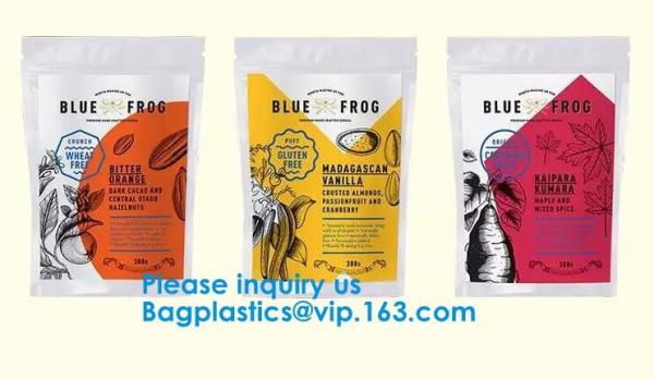 Custom Printing Shiny Laser Holographic Foil Pouch Bag,k Zipper Stand Up Pouch Bags, Mylar Food Aluminum Foil Bag