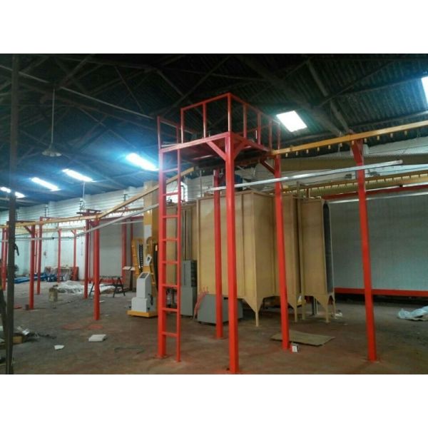 Enclosed Heavy Duty Conveyor Chain Overhead For Powder Coating Oven Line