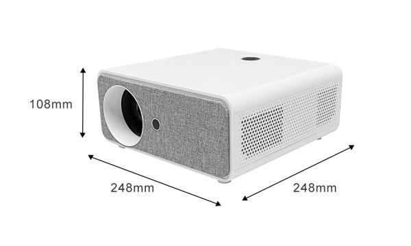 Ehomm X1 White FHD 700 ANSI Lumens Android Smart Auto Focus Home Theater Projector