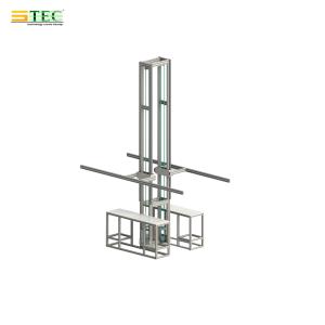 Double Working Position Electric Blinds Roller zebra Curtains test Lift Machine