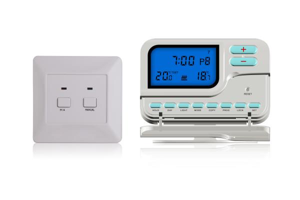 Termostato sem fio programável a pilhas da sala para o aquecimento de assoalho