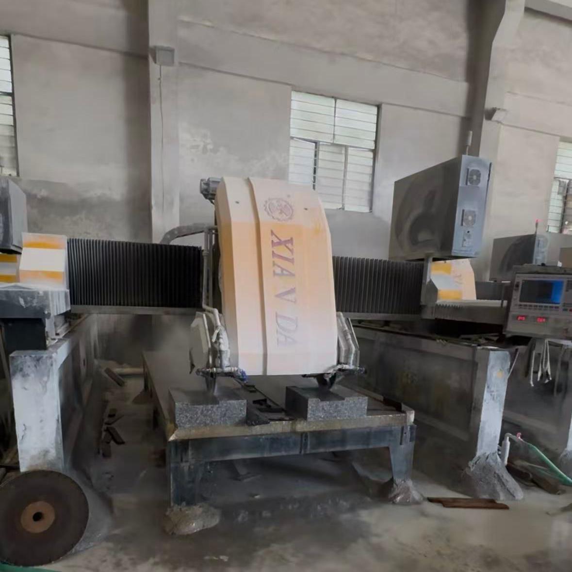 3 Axis CNC Linear Cutting and Milling Machine High Precision Stone and Kerbstone Profiling Machine