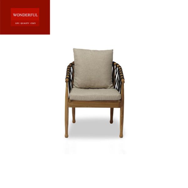 Comfortable Rattan Outdoor Garden Chair with Modern Design Style and Quick Dry Foam