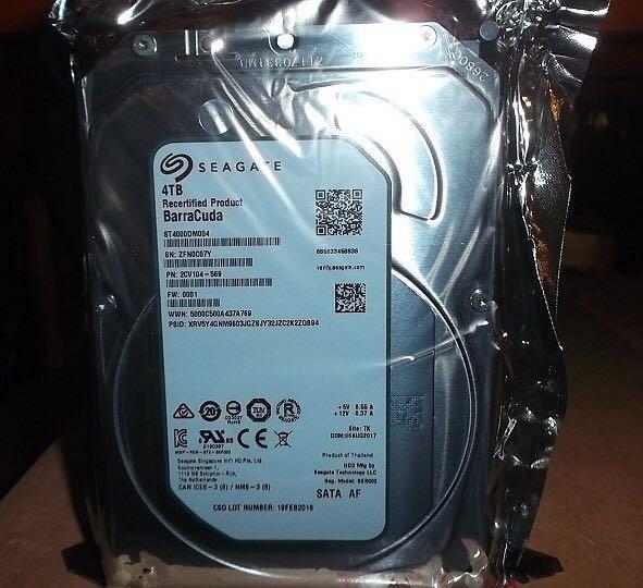 Internal Computer Hard Disk Drive Recertified WD Seagate 3.5'' 1TB Capacity For DVR / Computer