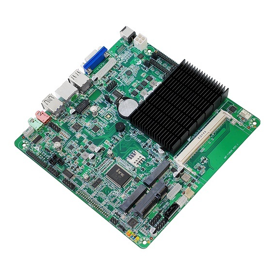 Fanless J1900 Industrial Mini Itx Embedded X86 Lvds Kiosk DC Mini PC Motherboard