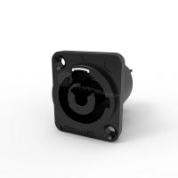 Ip65 3 Pin Conector de energia feminino à prova d'água Output Outdoor Powercon preto