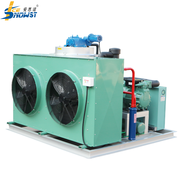 ICESNOW 5 Ton Saltwater Freshwater Flake Ice Machine Plant Multifunction
