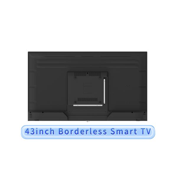 43 Borderless Smart TV - OEM/ODM Commercial Display Solution Ultra Slim Bezel Design | 2K UHD A+ Panel | Customizable for Businesses