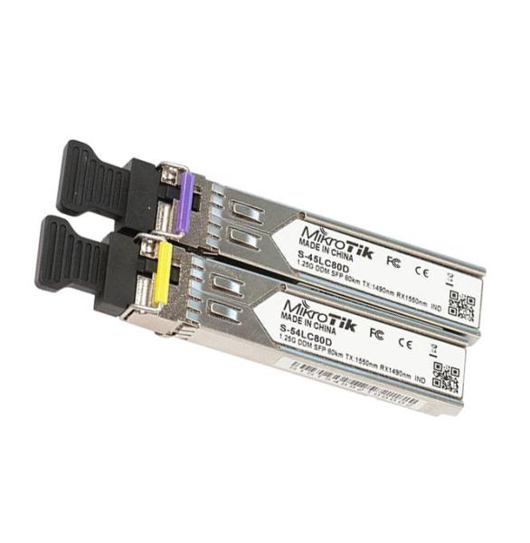 FTTH 1.25G 80km Gigabit SFP Module MikroTik S-4554LC80D