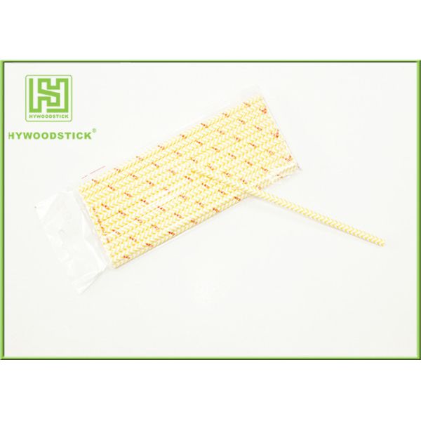 Cute Design Red And White Party Paper Straws For Hot Drinking Diameter 6mm
