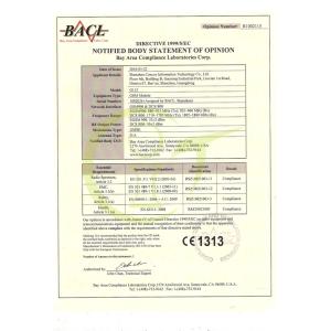 Shenzhen Concox Information Technology Co., Ltd. Certifications