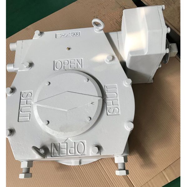 120℃ Nodular Cast Iron IP67 Ball Valve Gearbox