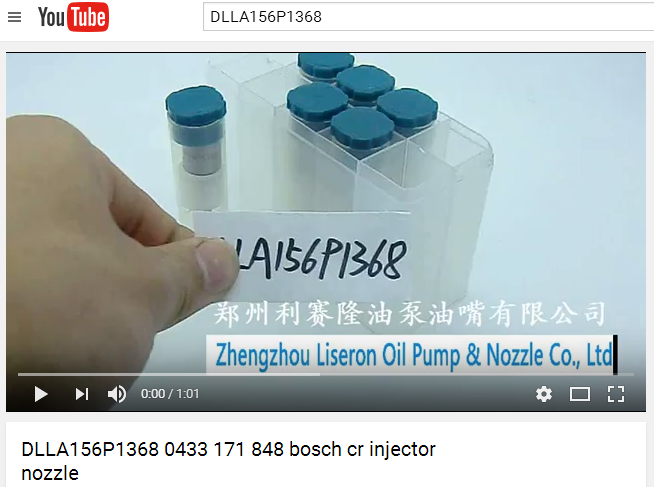 DLLA156 P 1368 Hyundai auto engine and For BOS DLLA 156P1368 common rail nozzle DLLA 156P 1368 for HYUNDAI