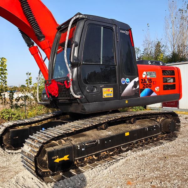 20T Использованные экскаваторы Hitachi ZX200-6 Гидравлический полётник