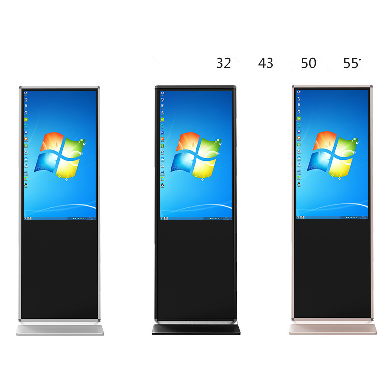 1920x1080DPI 55in Floor Standing Digital Signage 500cd/m2