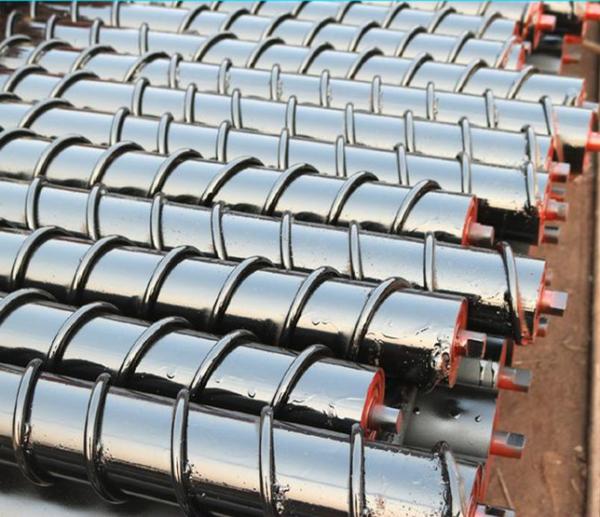 Q235 Carbon Steel Friction Conveyor Roller 50 kg/m Return Idler