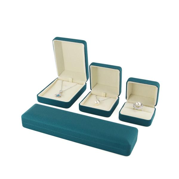 Hanhong Aya Silk Iron Jewelry Ring Box Pendant Collier Box Bracelet Jewelry Box Emballage