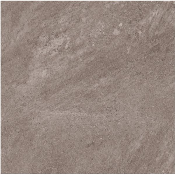 Deep Maroon Color Living Room Porcelain Floor Tile Thickness 9.5mm Durable