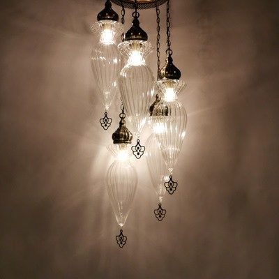 Turkey retro living room bedroom restaurant coffee shop hotel rustic pendant lamp(WH-DC-27)