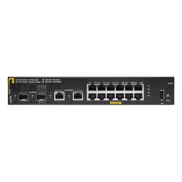 Customized Gigabit1G SFP 12 Port Switch JL679A CX6100 Serials Network Ethernet Switch with Stock Availability