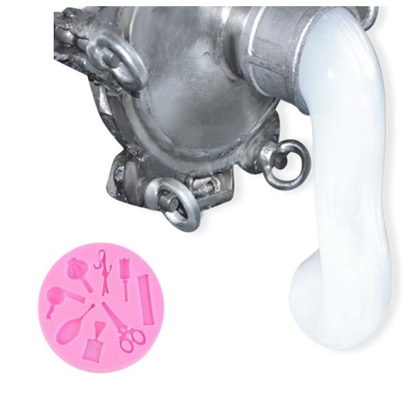 A+B LSR Liquid Silicone Rubber /  White Color Condensed Cure Liquid Silicone For Molds