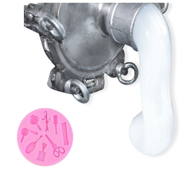 A+B LSR Liquid Silicone Rubber / White Color Condensed Cure Liquid Silicone For Molds