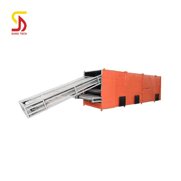 Automatic Multifunctional Mesh Belt Dryer with High Safety Level for Continuous Drying of Grains and Tea