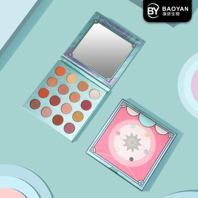 16 Colors High Pigmented Eyeshadow Cruelty Free Mineral Ingredient