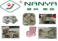 Les produits moulés par pulpe de support de tasse de café avec la bons plasticité/appui adaptent aux besoins du client