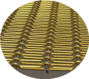 Декоративным металлы провода сплетенные плакированием, архитектурноакустические фасады ячеистой сети металла