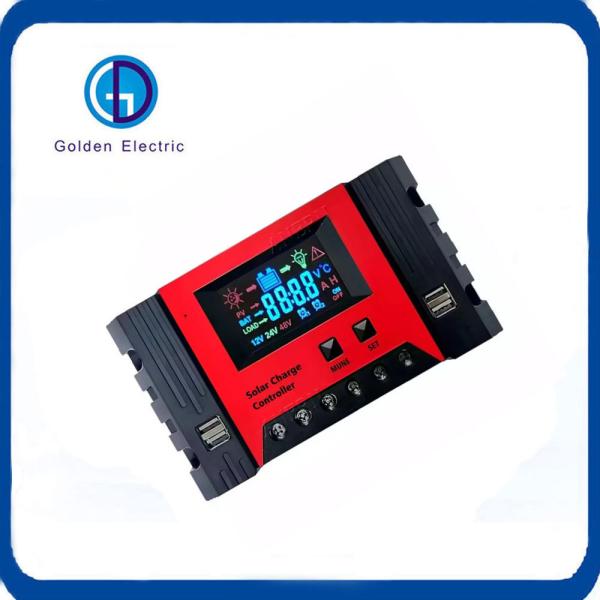 Comércio por atacado 10A/20A/30A Controlador de carregador solar PWM para baterias solares de automóveis de 12V/24V