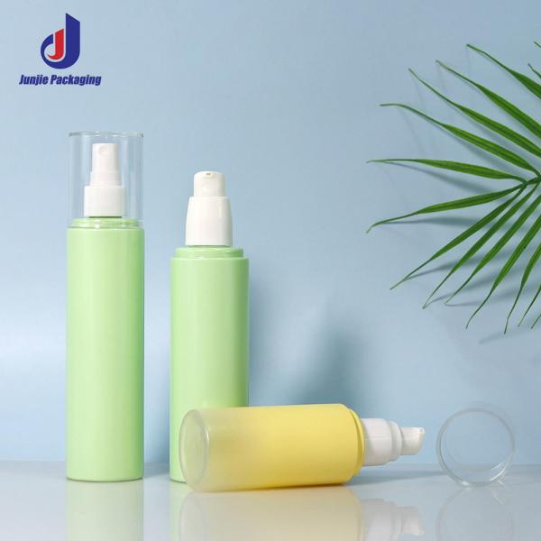 120ml 150ml Lotion Pump Bottle , Empty Plastic Bottles Silk Screen Printed For Makeup Tools