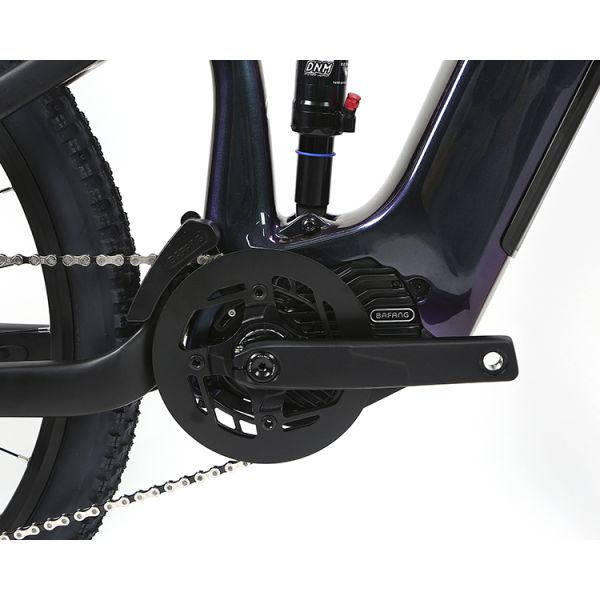 EM10 Углеродные волокна Внутренние кабели Средний двигатель Задний шок Электрический помощник велосипеда