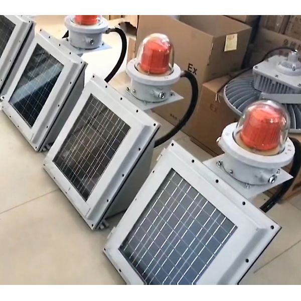 Solar Powered Explosion Proof Aviation Obstruction Light for Hazardous Locations