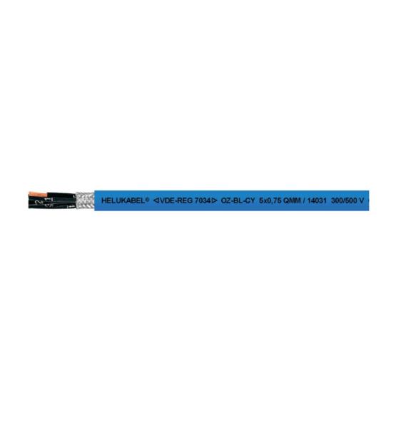 HELUKABEL 80825 A-BUS 2x1 5 EPDM Insulated Cable with Resistance to Mineral Oils in Black