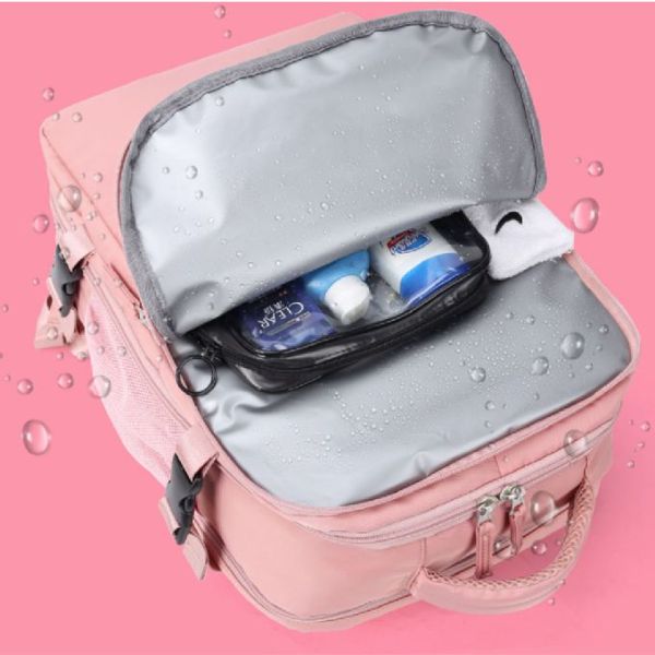 Женщины большой емкости укладывают рюкзак логотип подгонянный сумкой для того чтобы продолжить сумку на открытом воздухе спорта