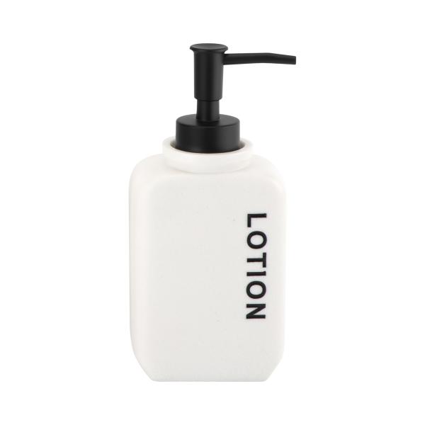 Rectangular Polyresin Hand Soap Dispenser Pump Lotion Pump Hand Wash Dispenser Black White