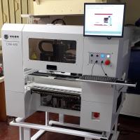 CHM-550 machine de montage composante de carte PCB de SMT de têtes de la haute précision 4 avec le Tableau