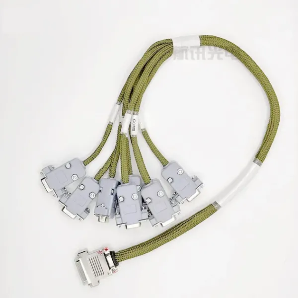 Jl24-8tky 8-Core Double Head Micro Flexible Installation Rectangular Aviation Connector.