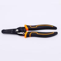175mm Multi Purpose Wire Strippers Cable Stripping Tool With Safety Locker And Soft Handle