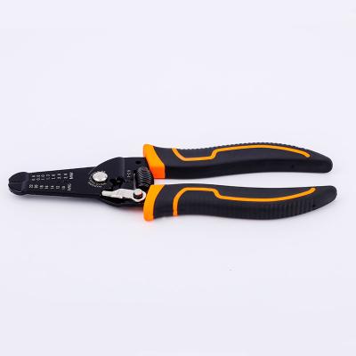 175mm Multi Purpose Wire Strippers Cable Stripping Tool With Safety Locker And Soft Handle