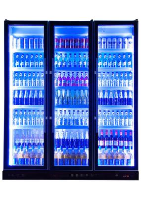 Controle Digital Display Comercial Freezer Porta de vidro multi Dazzle Display Negro Cooler