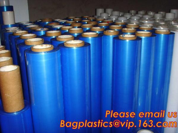 Rigid PET Film coated with PE protective film, white color protective film for car, clear carpet protective film in roll