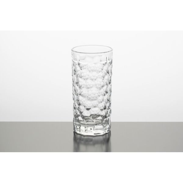 Crystal Highball Glass Drinking Cups 320ml Pressed Tumblers 11.2Oz Lead Free
