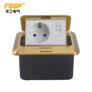 Жилой 15A пол - установленный электрический ODM 120*120mm гнезд