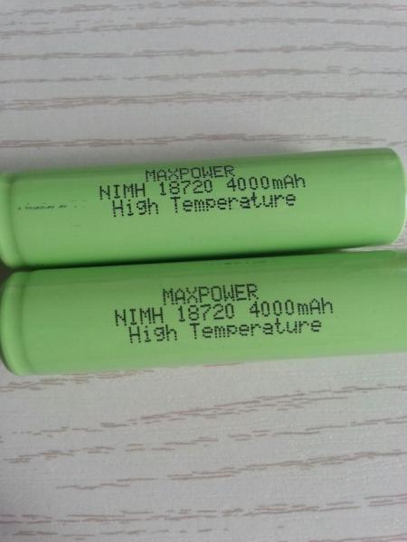 Bateria de alta temperatura 18720 4000mAh da iluminação de emergência com CE ICEL do UL