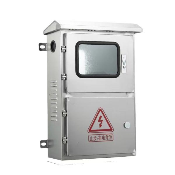 Custom Empty Electrical Power Distribution Box Rainproof Stainless Steel LV Cabinet
